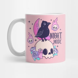 Pink Halloween Night Mode Mug